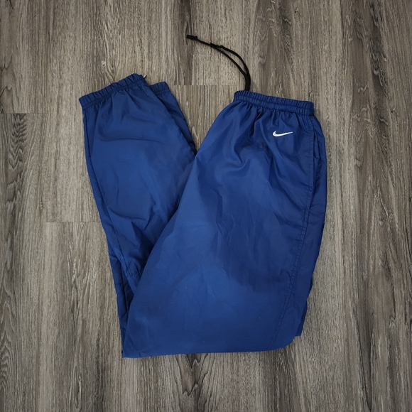 Vintage x 90s Nike Swoosh Waist Line Men's Track Pants - Picture 2 of 12